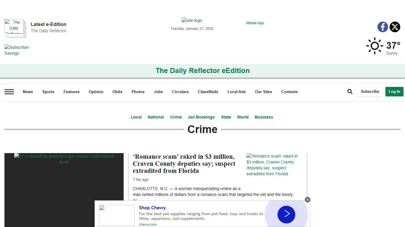 Crime reflector.com